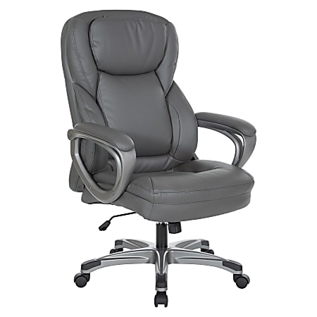 Office Star™ Executive Ergonomic Leather High Back Office