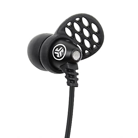 JLab Audio Metal Bluetooth Rugged Wireless Earbuds Black METALBT