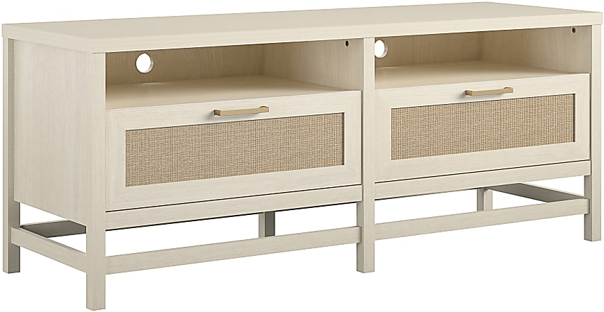 Ameriwood™ Home Lennon 60” TV Stand, Ivory Oak