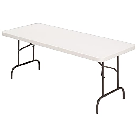 Realspace molded plastic clearance top folding table