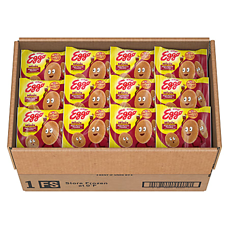 Eggo Bites Mini Pancakes, Maple, 3.03 Oz, Box Of 72 Mini Pancakes