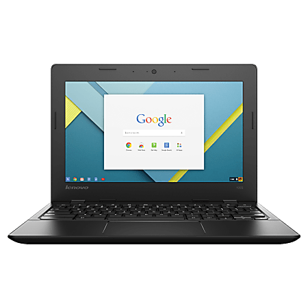 Lenovo™ IdeaPad® 100s Laptop, 11.6" Screen, Intel® Celeron®, 2GB Memory, 16GB Solid State Drive, Google™ Chrome