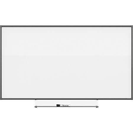 Quartet® Silhouette Total Unframed Melamine Dry-Erase Whiteboard, 42" x 74", White