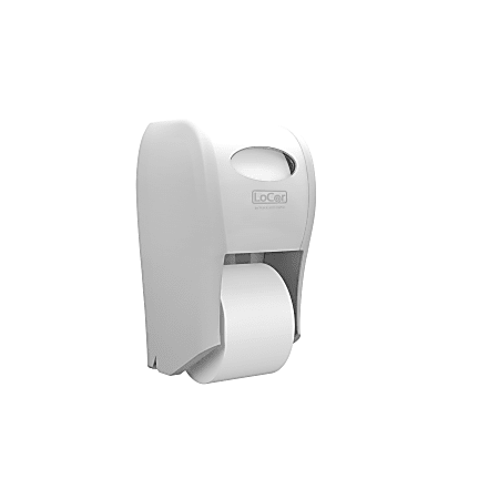 Solaris Paper® LoCor® Top-Down Wall-Mount Bath Tissue Dispenser, White