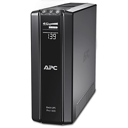 APC by Schneider Electric Back-UPS RS BR1500GI 1500VA Tower UPS - Tower - 8 Hour Recharge - 230 V AC Output - BR1500GI
