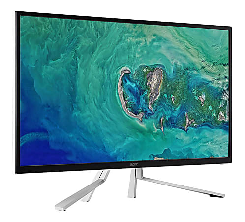 Acer® ET322QU Refurbished 31.5" WQHD LED Monitor, VESA® Mount, White, UM.JE2AA.005