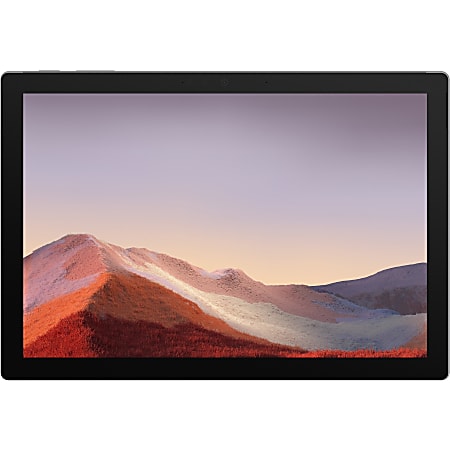 Microsoft Surface Pro 7 Tablet, 12.3" Touchscreen, 8GB RAM, 128GB HD, Windows 10, Platinum