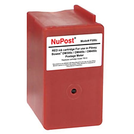 NuPost Remanufactured Postage Meter Red Ink Cartridge Replacement