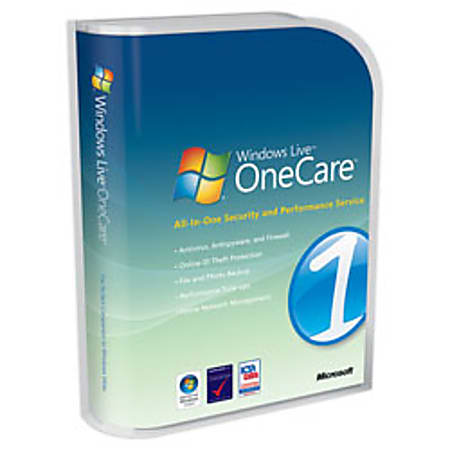 Microsoft® Windows® Live™ OneCare™ 2.0, Traditional Disc