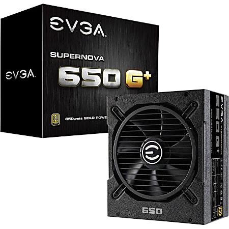 EVGA SuperNOVA 650W Power Supply - Internal - 120 V AC, 230 V AC Input - 3.3 V DC @ 24 A, 5 V DC @ 24 A, 12 V DC @ 54 A, 12 V DC @ 500 mA, 5 V @ 3 A Output - 650 W - 1 +12V Rails - 1 Fan(s) - 90% Efficiency