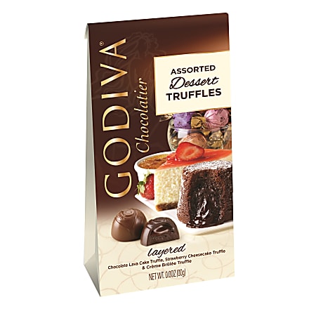 Godiva Dessert Truffles, 4.25 Oz Bag