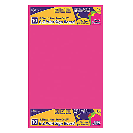 Royal Brites Dual Color EZ Print Poster Board 8 12 x 14 Assorted