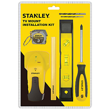 Stanley TV Mount Installation Tool Kit, Kit Of 7 Pieces
