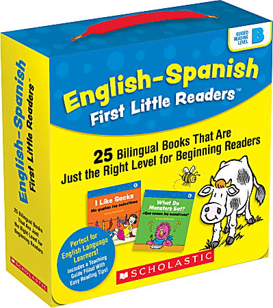 Scholastic Teacher Resources English-Spanish First Little Readers: Guided Reading Level B, Grades Pre-K To 2nd, Set Of 25 Books