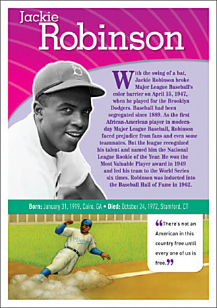 Scholastic POP! Chart, Notable African Americans: Robinson