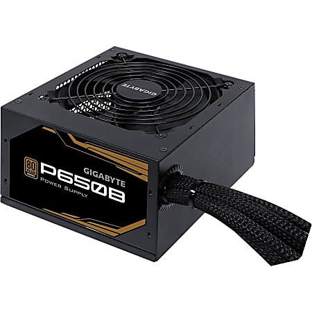 Gigabyte P650B Power Supply - Internal - 3.3 V DC, 5 V DC, 12 V DC, -12 V DC, 5 V Output - 1 +12V Rails - 1 Fan(s) - 89% Efficiency