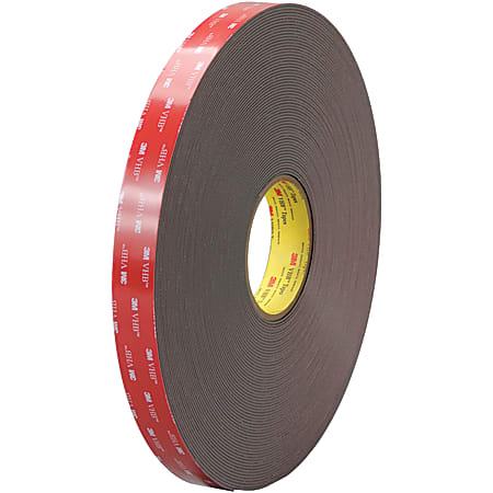 3m Vhb 4947f Tape 1 5 Core 1 X 5 Yd Black Office Depot