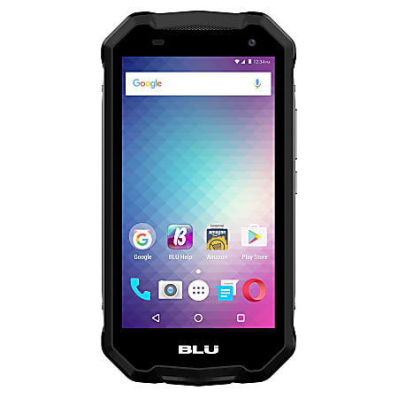 BLU Tank Extreme 5.0 T490Q Cell Phone, Black, PBN201152