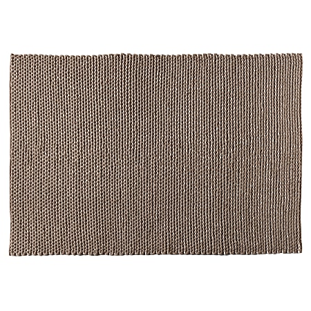 Baxton Studio Colemar Handwoven Wool Dori Blend Area Rug, 5-1/4' x 7-1/2', Brown