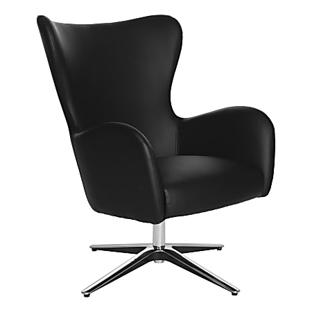 Office Star™ Wilma Swivel Arm Chair, Black