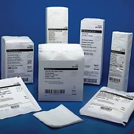 Covidien DERMACEA™ Gauze Sponges, Sterile 2s, 4" x 4", 8-Ply, Pack Of 50