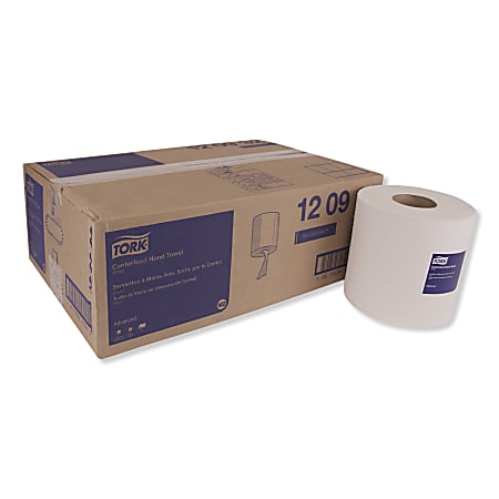 Tork® 2-Ply Centerfeed Paper Towels, 500 Sheets Per Roll, Pack Of 6 Rolls
