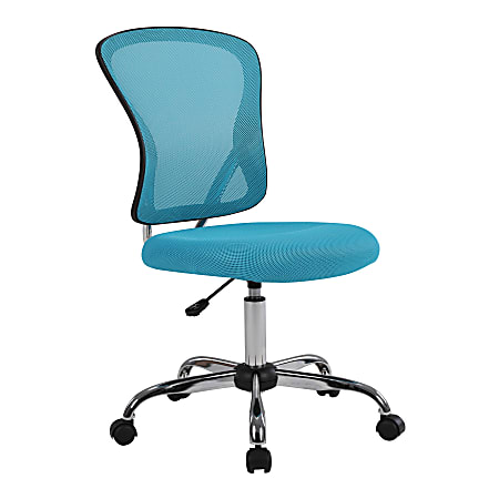 Office Star™ Gabriella Mesh Low-Back Task Chair, Blue