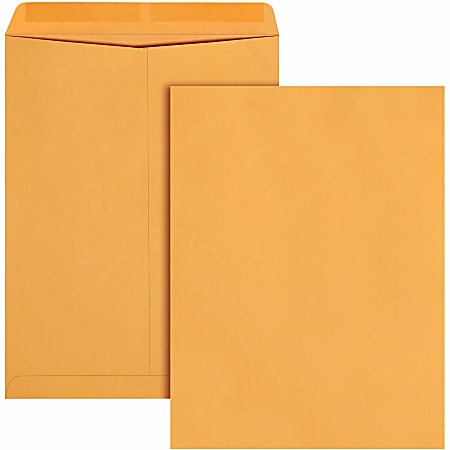 Quality Park® Catalog Envelopes With Gummed Closure, 11 1/2" x 14 1/2", Brown, Box Of 250