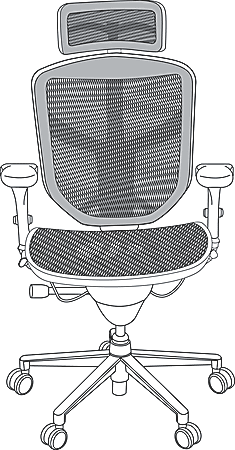 Quantum 9000 headrest top