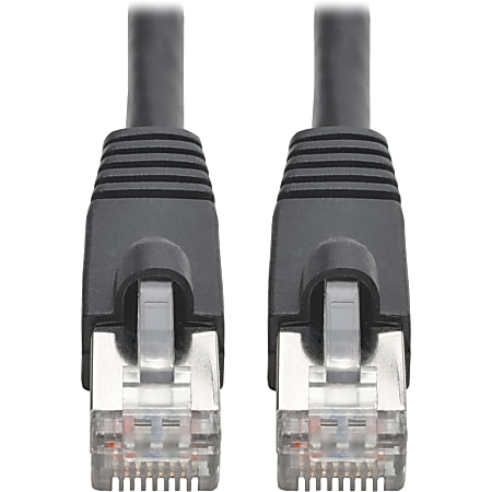Tripp Lite Cat6a Snagless Shielded STP Patch Cable 10G, PoE Black M/M 35ft - First End: 1x RJ-45 Male Network - N262035BK