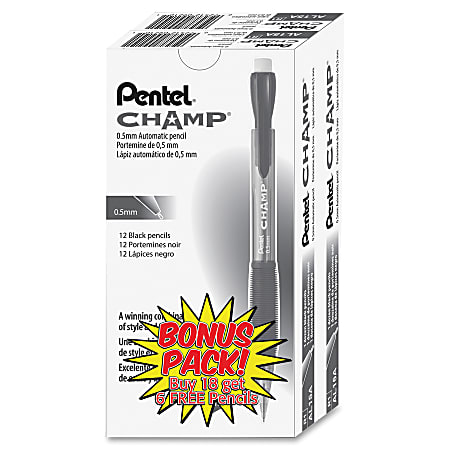 Amazon.co.jp: Pentel Champ自動鉛筆, 0.5 MM , assortedバレル