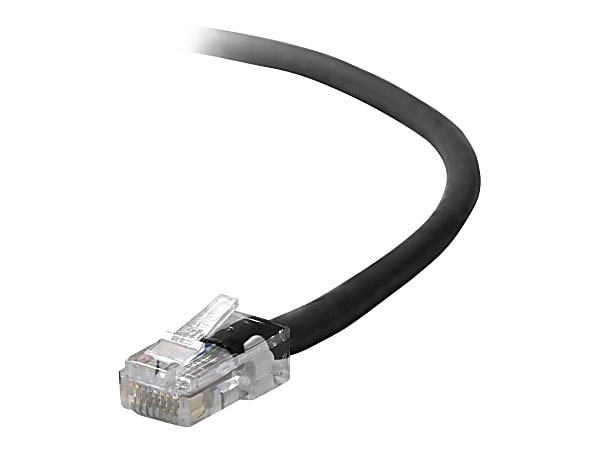 Belkin Cat. 5E UTP Patch Cable - RJ-45 Male - RJ-45 Male - 6" - Black