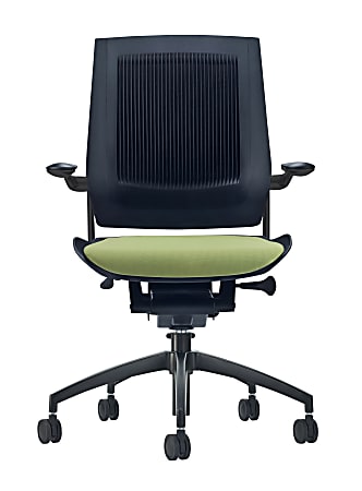 Raynor® BodyFlex Task Chair, 42 1/10"H x 25 7/10"W x 23 1/5"D, Green/Black