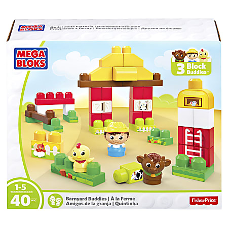Mega Bloks Barnyard Buddies Building Blocks Set ThemeSubject