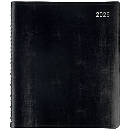 2025-2026 Office Depot 13-Month Monthly Planner, 9" x 11", Black, January To January, OD710600