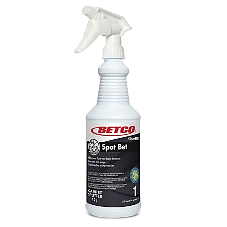 Betco® FiberPRO Spot Bet Stain Remover, 32 Oz, Case Of 12 Bottles