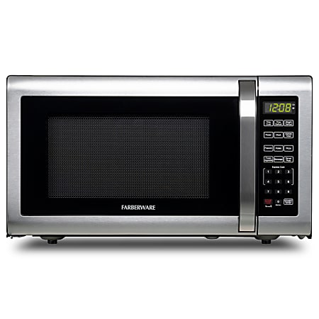 Farberware Professional 1.6 Cu. Ft. Microwave Oven SilverBlack - Office  Depot