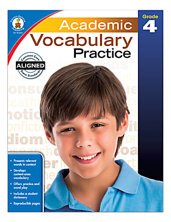 Carson-Dellosa Academic Vocabulary Practice Workbook, Grade 4