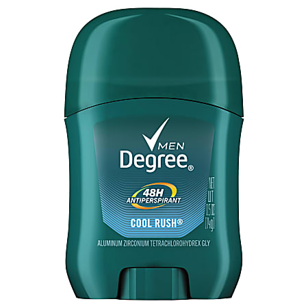 Degree Men Dry Protection Antiperspirant, Cool Rush, 0.5 Oz, Carton Of 36 Sticks