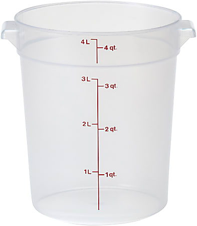 Choice 4 Qt. Clear Plastic Measuring Cup with Graduations