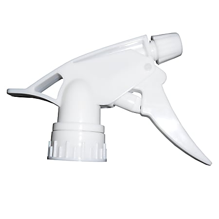 Boardwalk® 300ES Polypropylene Trigger Sprayer For 32-Oz Bottles, White, Pack Of 24 Sprayers