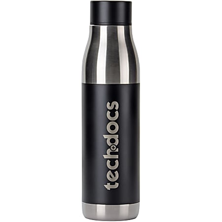 Custom Crest Stainless Bottle, 22 Oz