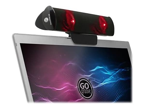 GOgroove SonaVERSE USB Sound Bar, GGSVUSB200RDWS