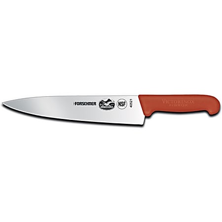 Victorinox Chef Knife, 10", Red