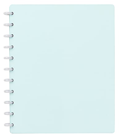 TUL® Discbound Notebook, Letter Size, Soft Touch Cover, Mint