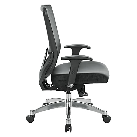 Office Star Space Seating 889 Series Ergonomic MeshBonded Leather