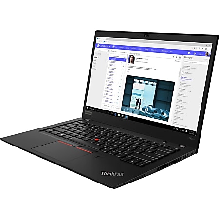 Lenovo ThinkPad T495s 20QJ001KUS 14" Notebook - 1920 x 1080 - Ryzen 7 3700U - 16 GB RAM - 512 GB SSD - Black - Windows 10 Pro 64-bit - AMD Radeon RX Vega 10 Graphics - In-plane Switching (IPS) Technology