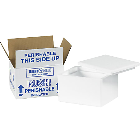 Partners Brand Brand Insulated Corrugated Cartons, 6" x 4 1/2" x 3", Pack Of 24