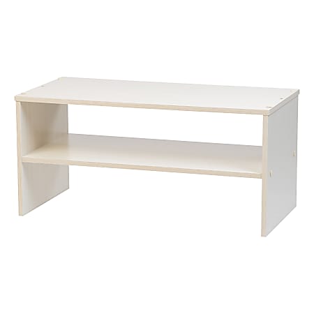IRIS 2-Tier Multi-Purpose Organizer Shelf, White