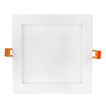 Luminoso LED 6" Square Panel Fixture, Dimmable, 4,000 Kelvin, 15 Watt, 1,112 Lumens